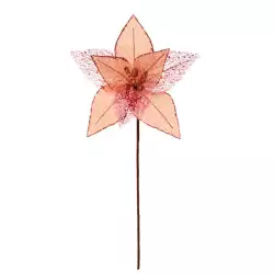 Flor Miro Christmas   1X37Cm Rosado