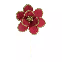 Flor Ponsettia Nav Borgona Deco 20X20X40Cm Santini 140-5802298