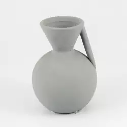 Florero Concepts   12X17Cm Gris  100% Ceramica