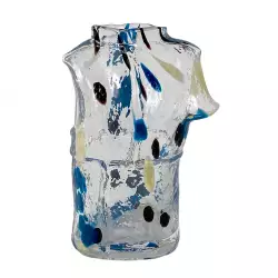 Florero concepts Crystal Blue 9x21,5x9cm claro vidrio 412-870316