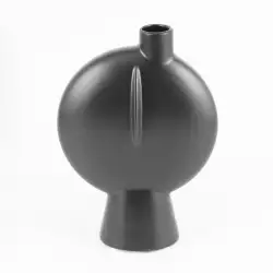 Florero concepts eclectic 15x22cm negro dolomita 445-808405