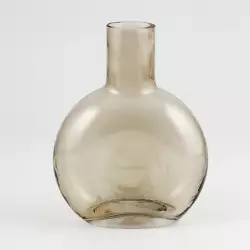 Florero concepts eclectic 16x20cm gris vidrio 411-484790