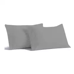 Fundas de Almohadas Expressions King 48Cmx90Cm Ice Gray