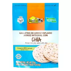 Galleta De Arroz Karavansay X60 Gr Chia