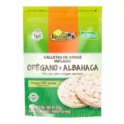 Galleta De Arroz Karavansay X60 Gr Oregano Y Albahaca