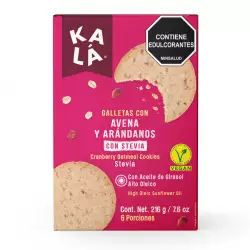 Galleta kalá x 216gr avena arándanos 20642