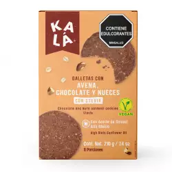 Galletas kalá x 210gr avena chocolate nueces 20645