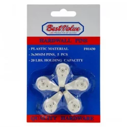 Gancho Best Value 330Mm Blanco 5 Ud F01430