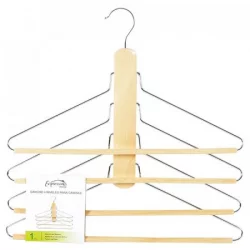 Gancho Camisa Exp Whs40136 Madera 4 Camisas