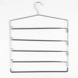 Gancho Pantalon 151534 Metal Gris 5 Niveles