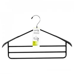 Gancho Pantalon Exp Mhs282 Negro 3 Niveles