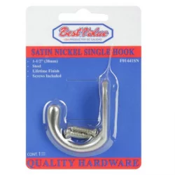 Gancho Sencillo Best Value Plateado