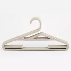 Ganchos Para Ropa Multifuncional Expressions Gris 6 Unidades