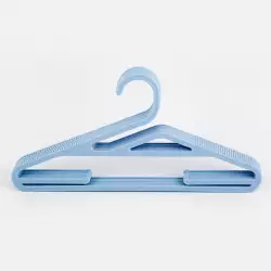 Ganchos Para Ropa Multifuncional Expressions Warm Azul 6 Unidades