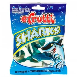 Gomas Tiburones Efrutti 100 Gr