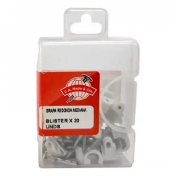 Grapa Ca Mejía 5211R06B08 Redonda Mediana X20 Unds