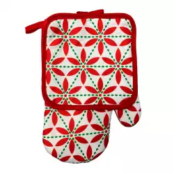 Guante+Coge Olla X2 Nav Ponsetia 27X8Xcm Santini 170-0100113