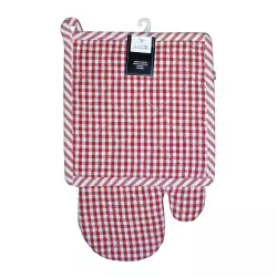 Guante 17X32 Cm Cogeolla 20X20 Cm Cuadros Algodon