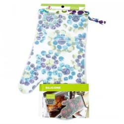 Guante De Cocina Xin Hui-Morado Con Verde