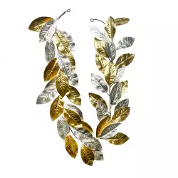 Guirnalda navideña hojas doradas 150x20cm Expressions GS02H00033