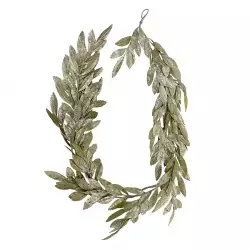 Guirnalda navideña laurel dorado champagne 180x18cm Expressions GS02H02291