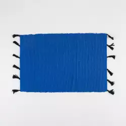 Individual Expressions Flora 30X45Cm Azul Algodon Ri-Pl- 004B