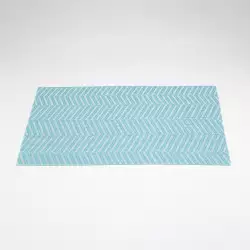 Individual Expressions Rectangular  40X35Cm Azul Claro  Pvc