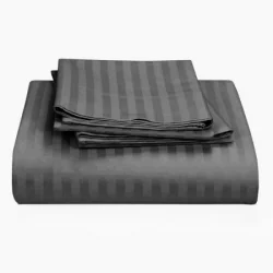 Juego de Sábanas Doble Sateenstr Distrihogar 300H Gris