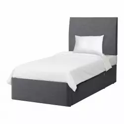 Juego De Sábanas Sencillo Microfibra Color Blanco