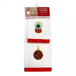 Juego de Toallas de Baño Diseño Navideño 2 Piezas