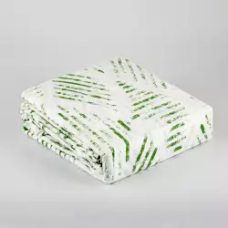 Juego Sabanas Expressions Geometric 150H Queen Verde 100% Algodon