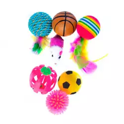 Juguete Gato Argos 40766 Bolas X 3 Und