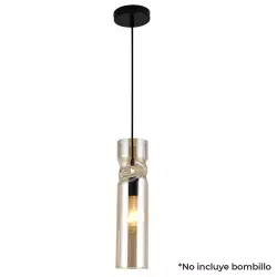 Lámpara Colgante Laila De Vidrio Ambar