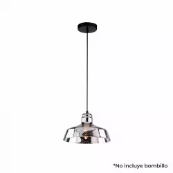 Lámpara Colgante Río Vidrio Color Humo Brillante