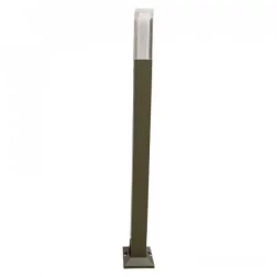 Lámpara De Piso Exterior Gris