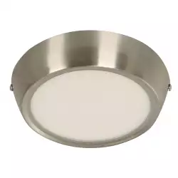 Lámpara Led Techo Níquel Satinado 12W