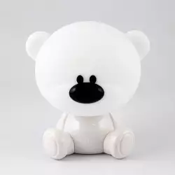 Lampara Mesa Infanti Ikelite Oso 19X24Cm Blanco 2 W 100% Plasti