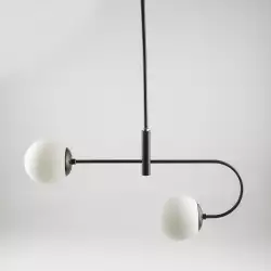 Lampara Techo Designers Lighting - Modern 13X65Cm Negro 40 W 8