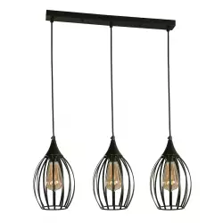 Lampara Techo Designers Lighting - Modern 16X147Cm Negro 60 W