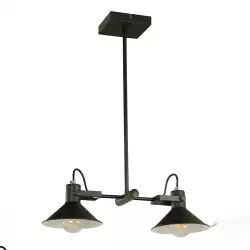 Lampara Techo Designers Lighting - Modern 16X85Cm Negro 60 W 8