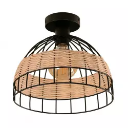 Lampara Techo Designers Lighting - Modern 30X26Cm Negro 40 W 8