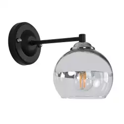 Lampara Techo Ikelite 13X17Cm Negro 40 W 80% Acero 20% Vidrio