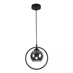 Lámpara Techo Negro 1L E27 40W