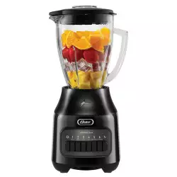 Licuadora oster 800 w 6 v vaso vidrio negra 2174280