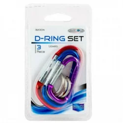 Llavero Custom Set X 3 Piezas Aluminio Multicolor