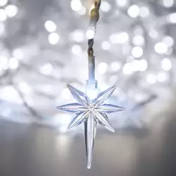 Luces de Navidad X100 Led Estrella Expressions Funciones Blanco