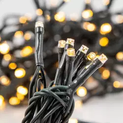 Luces de Navidad X100 Led Expressions Luces en Forma de Arroz Blanco