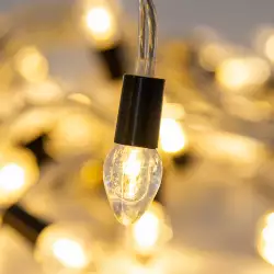 Luces de Navidad X20 Led Expressions Bombillo Dorado