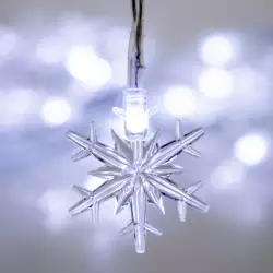 Luces de Navidad X20 Led Expressions Copos De Nieve