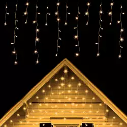 Luces Solares Expressions X200 Cascada  16Cm Luz Blanca